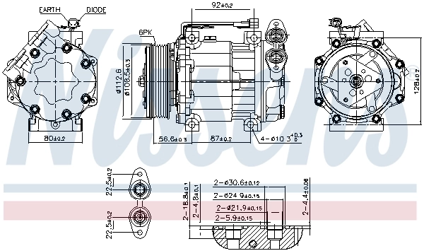 Насос кондиціонера Nissens 890584