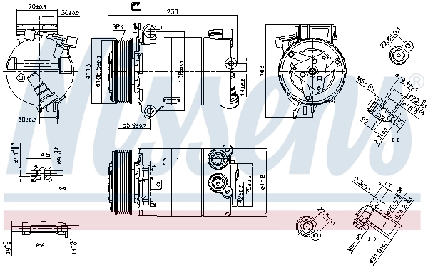 Насос кондиціонера Nissens 890213