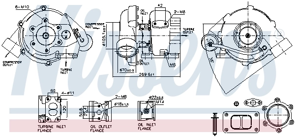 Турбокомпресор Mercedes A009096019980