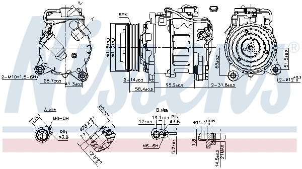 Насос кондиціонера Nissens 890622