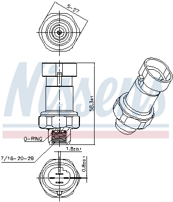 Клапан тиску кондиціонера Nissens 301085