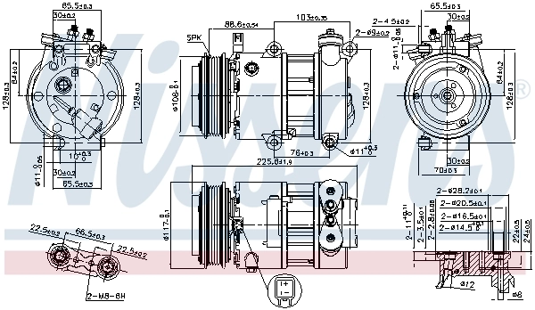 Насос кондиціонера Nissens 890664