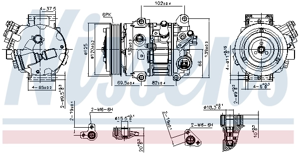 Насос кондиціонера Nissens 890803