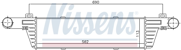 Інтеркулер 96860 Nissens