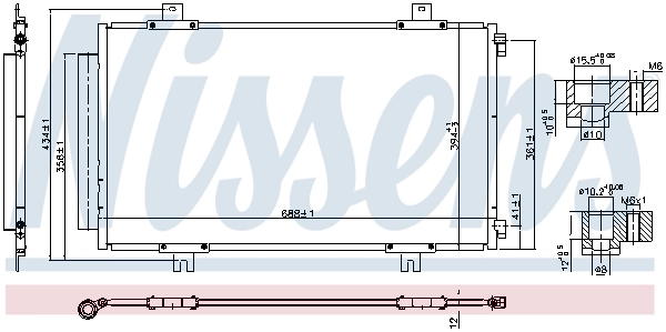 940746 Nissens Конденсатор