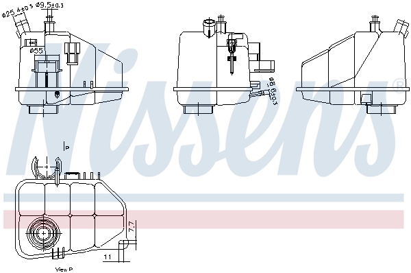 Бачок розширювальний Nissens 996264