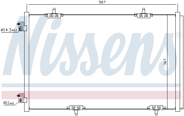 940333 Nissens Конденсатор