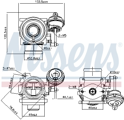 Клапан EGR Nissens 98225 ціна, від 58.74 USD