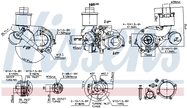 Турбіна Magneti Marelli TBM0007 ціна, від 258.81 USD