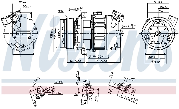 Насос кондиціонера Nissens 890656