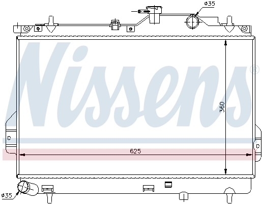 Радіатор 67484 Nissens
