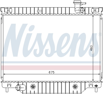 Радіатор охолодження Nissens 69211