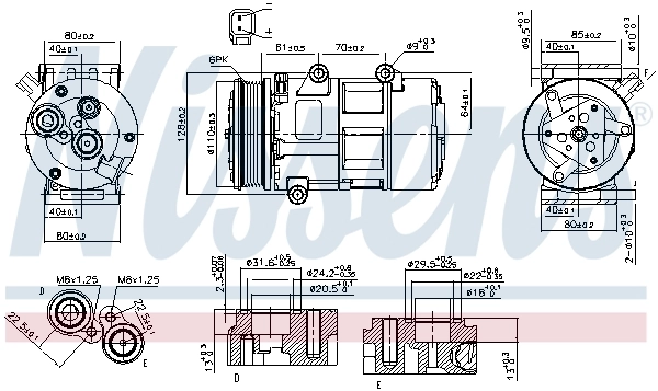 Насос кондиціонера Nissens 89326