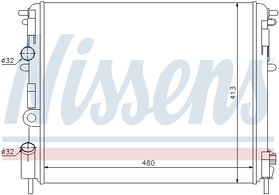 Радіатор 63809 Nissens