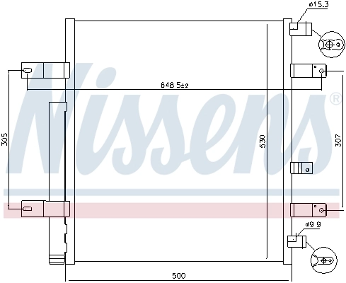 940094 Nissens Конденсатор