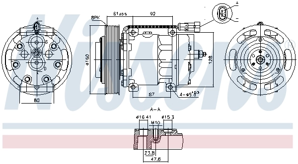 Компресор системи кондиціювання DAF 2046604 ціна, від 413.96 USD