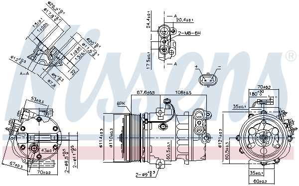 Насос кондиціонера Nissens 890388