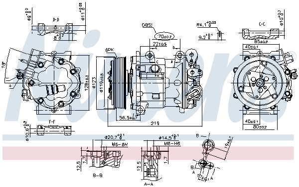 Насос кондиціонера Nissens 89362
