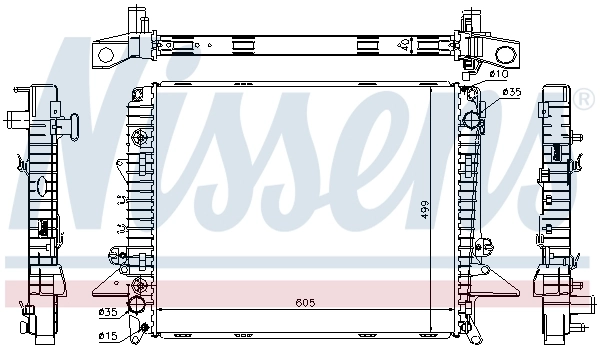 Радіатор 64321A Nissens