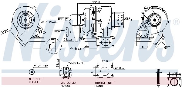 Турбокомпресор Nissens 93202