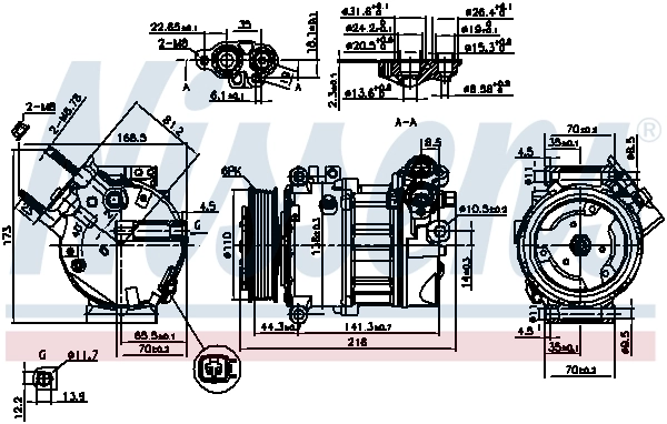 Насос кондиціонера Nissens 890123