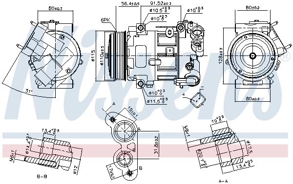 Насос кондиціонера Nissens 890324