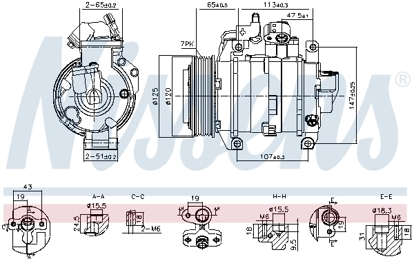 Компресор системи кондиціювання Denso 4471605824 ціна, від 253.39 USD