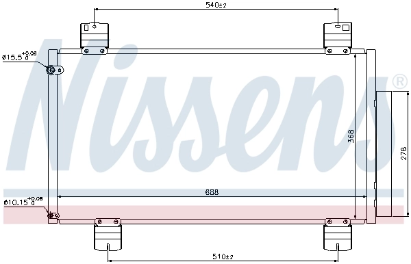 940113 Nissens Конденсатор
