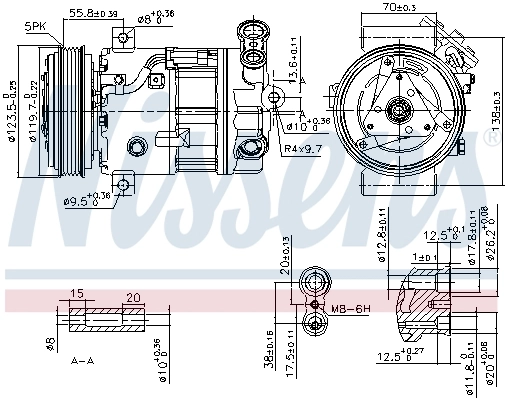 89577 Nissens Компресор холодоагенту