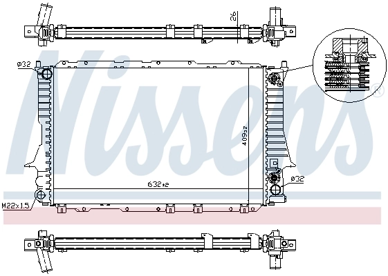 Радіатор 60476 Nissens