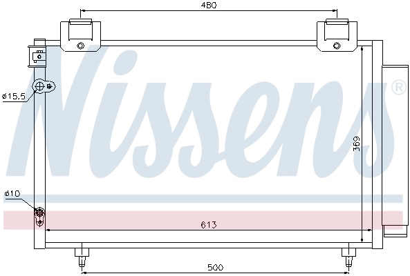 94730 Nissens Конденсатор
