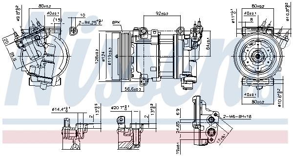 Насос кондиціонера Nissens 890051