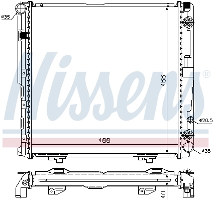 Радіатор основний Mercedes A1245006202 ціна, від 106.93 USD