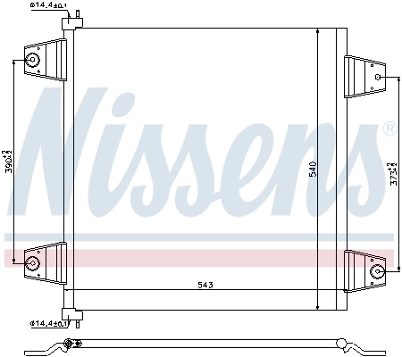 940031 Nissens Конденсатор