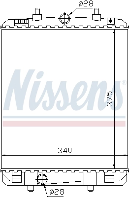 Радіатор 64687 Nissens