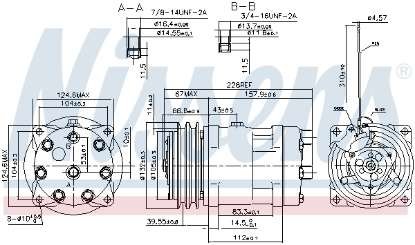 Насос кондиціонера Nissens 89636