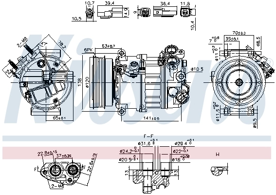 Компресор кондиціонера 1986AD1395 Bosch