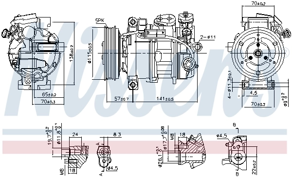 Насос кондиціонера Nissens 890246