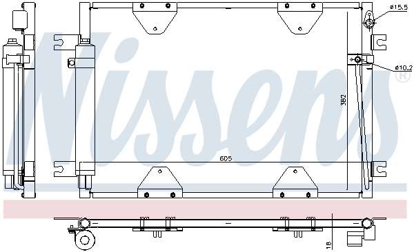 940505 Nissens Конденсатор