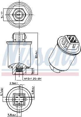 Клапан тиску кондиціонера Nissens 301035