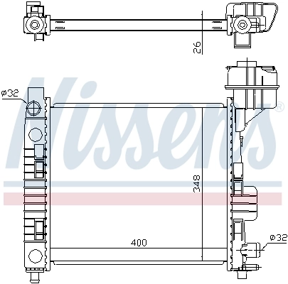 Радіатор 500508A2 Polcar