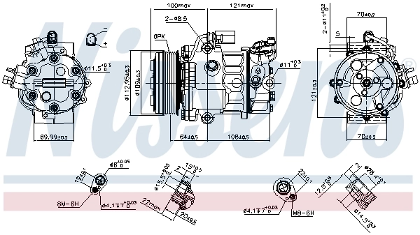 Насос кондиціонера Nissens 890659