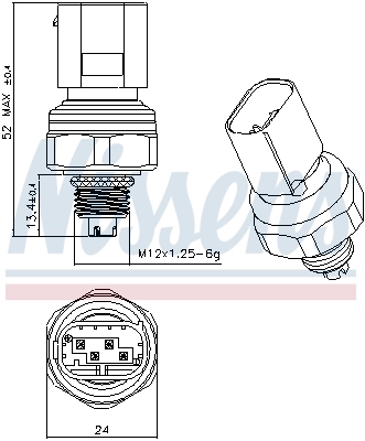 Клапан тиску кондиціонера Nissens 301145