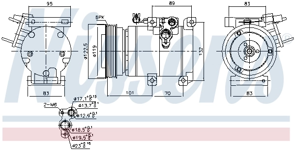 Насос кондиціонера Nissens 890686