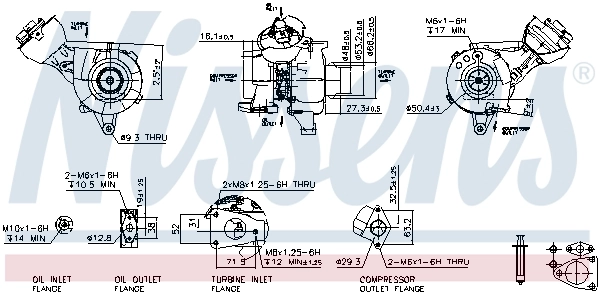 Турбіна Renault (RVI) 756047 ціна, від 121.88 USD
