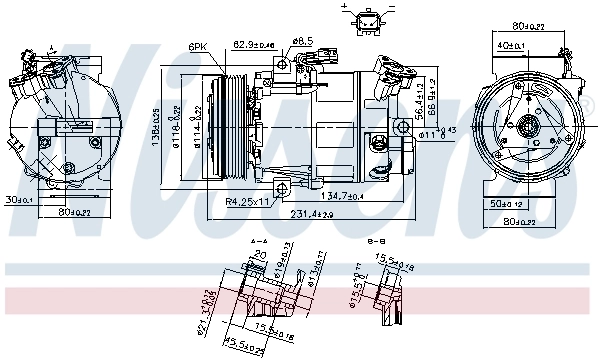890297 Nissens Компресор холодоагенту