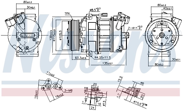 Насос кондиціонера Nissens 890269