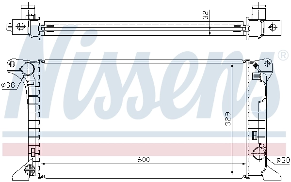Радіатор 62369A Nissens
