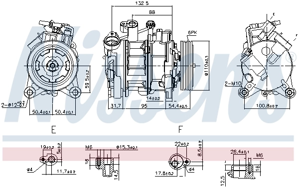 Насос кондиціонера Nissens 890072