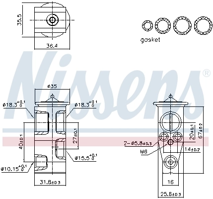 Купити 8044KZ1 Polcar Клапан TRV, кондиціонера